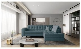 Colțar Lanvin 260cm Albastru