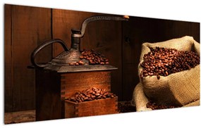 Tablou cu cafea (120x50 cm), în 40 de alte dimensiuni noi
