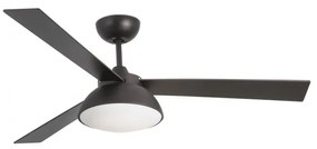 Lustra LED cu Ventilator si telecomanda design modern RODAS maro