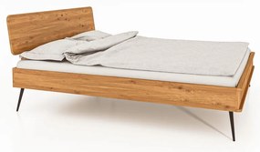 Pat matrimonial 180x200 cm din lemn de stejar Kula 1 - The Beds