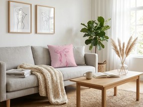 Husa pentru perna PINKARA 45x45 cm, roz