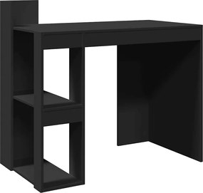 vidaXL Birou, negru, 103,5x56,5x94 cm, lemn prelucrat