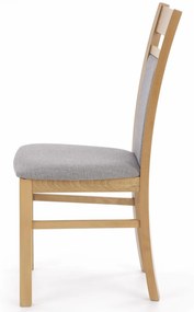 Scaun Gerard 2 material gri stejar