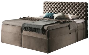 Expedo Pat tapitat boxspring MARCH + topper, 180x200, riviera 16