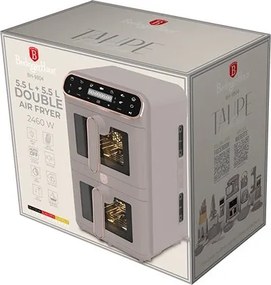 Friteuză cu aer cald dublă Taupe Berlinger Haus BH 9804