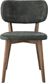 Scaun de dining verde închis-maro Cally – Bloomingville