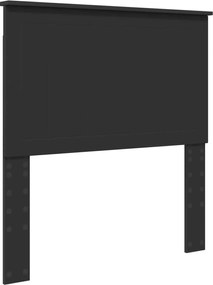 vidaXL Tăblie cap cu headboard Stejar Negru 90 cm Lemn compozit