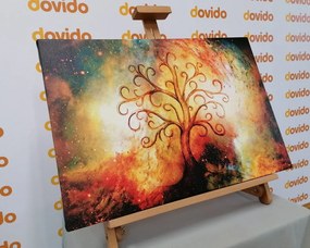 Tablou copac al vieții cu abstracție a galaxiei