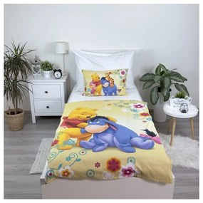 Lenjerie de pat pentru copii din bumbac pentru pătuț 100x135 cm Winnie-the-Pooh – Jerry Fabrics