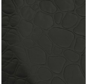 Cuvertura de pat gri inchis cu model STONE Dimensiune: 200 x 220 cm