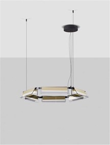 Lustra LED suspendata design modern APNEA D-72cm