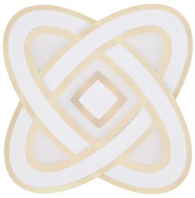 Plafonieră LED dimabilă Globo 48287-36 LARIO LED/36W/230V d. 50 cm + telecomandă