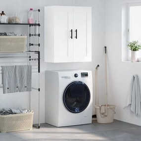 830404 vidaXL Dulap montat pe perete, alb, 69,5x34x90 cm, lemn prelucrat