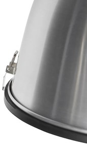 Lampă suspendată industrială din aluminiu 38 cm cu dimmer - Anteros