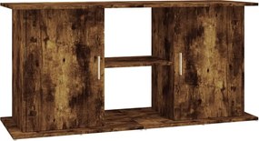 vidaXL Suport acvariu, stejar afumat, 121x41x58 cm, lemn prelucrat