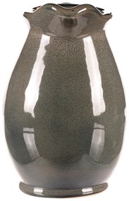 Cana ceramică gri, 15 x 16 x 23 cm, medie, 23 cm