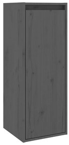 813499 vidaXL Dulap de perete, gri, 30x30x80 cm, lemn masiv de pin