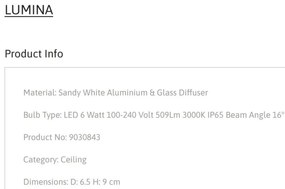 Spot LED aplicat de exterior IP65 LUMINA D-6,5cm alb