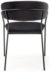 Scaun de bucaterie Rolland, negru
