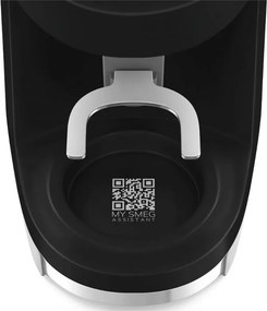 Rasnita de cafea Smeg CGF03BLEU, 150 W, 240 g, Sistem de rotire si blocare, Functie manuala, Negru