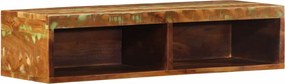 vidaXL Dulap TV montat pe perete 80x30x19 cm, lemn masiv reciclat