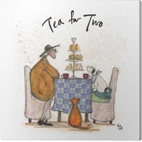 Tablou pe pânză Sam Toft - Tea for Two - Colour