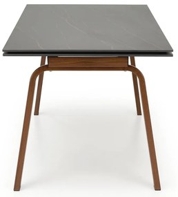Masa de bucaterie Lozano, neagra/nuc