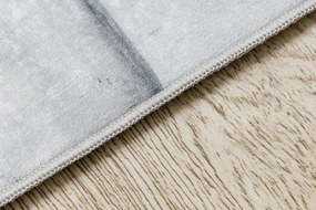 ANDRE 1180 covor lavabil Fagure, hexagon 3D anti-alunecare - gri - SECUNDAR-COTATI PRODUSUL