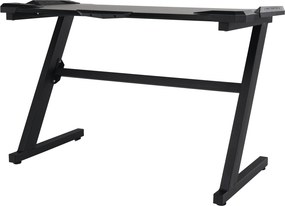 Birou PC/birou gaming, negru, JADIS