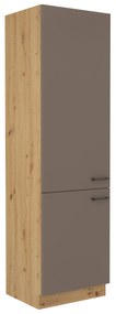 Dulap de alimente bucătărie Barb 60 DK-210 2F (stejar artisan + trufă). 1044948