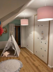 Veioza/Lampa de masa pentru camera copii MAGIC roz