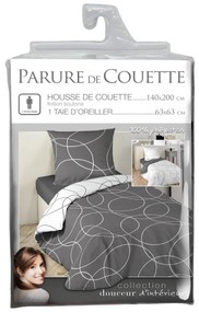 Set lenjerie de pat ELTO, 140 x 200 cm, cercuri