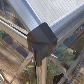 Seră din policarbonat pentru grădină CRAFTFIELD 3,64 m +cadou bază pentru seră GRATUIT