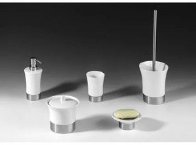 SAPHO 1308-28 Justy Perie de toaletă pentrupicioare, ceramică / oțel inoxidabil