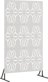 vidaXL Ecran de intimitate Gri 100 x 50 x 180 cm Oțel