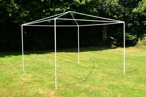 Cort de petrecere în grădină - alb 3 x 3 m