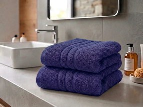 Prosop de maini Confort 50 x 100 cm albastru, 100% bumbac