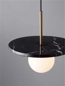 Pendul decorativ stil minimalist IDOR negru/opal