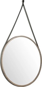 Oglinda decorativa suspendata Alline, 75cm AC-CPMR27-V36-NOGAL
