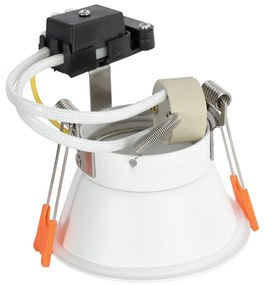 Set de 12 spoturi incastrate albe GU10 50mm IP44 - Dept