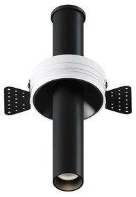 Spot LED incastrabil rotativ retractabil Focus T negru