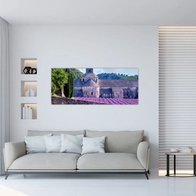 Tablou - Câmp de lavandă (120x50 cm)