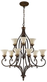 Lustră pe lanț DRAWING Feiss FE-DRAWING-ROOM9 ROOM 9xE27/60W/230V