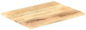 286022 vidaXL Blat de masă, 80 x 60 cm, lemn masiv de mango, 25-27 mm