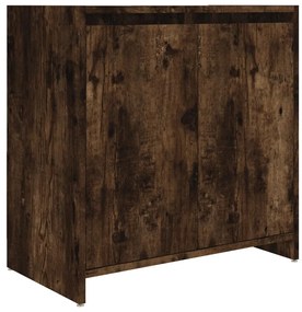 826357 vidaXL Dulap de baie, stejar fumuriu, 60x33x61 cm, lemn prelucrat