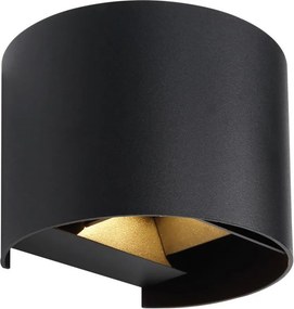 Globo 34168RB - Aplica LED de exterior VERONIKA 2xLED/3W/230V IP54 neagră