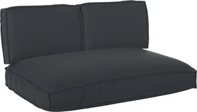 vidaXL Set de perne 3 pcs Negru Material Oxford