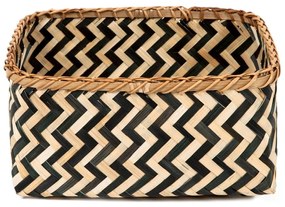 Coș de depozitare din bambus Zebra – Compactor