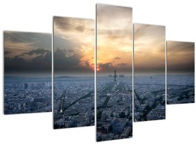 Tabloul - Paris din înâlțime (150x105 cm)