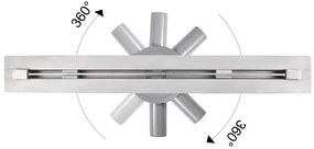 Scurgere de duș subțire 80